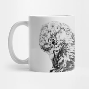 White Pigeon Mug